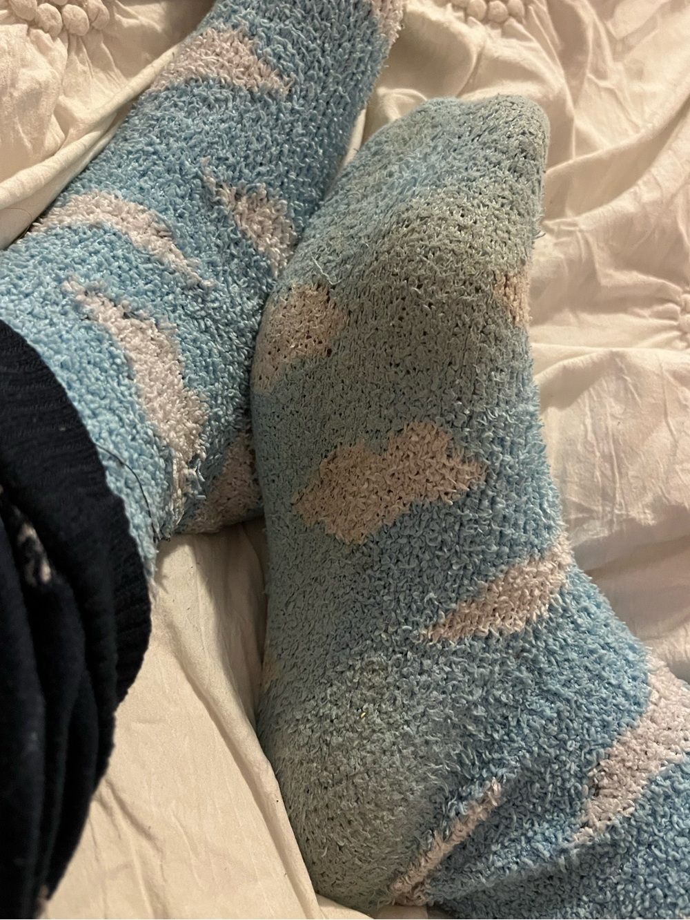 well worn dirty socks